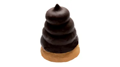 Indiánek bílkový s polevou cukrářskou tmavou